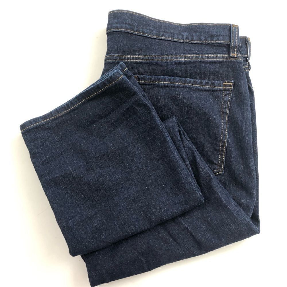 NWT Amazon Essentials Men’s Slim Fit Bootcut Blue Dark Wash Jeans Size 40x30